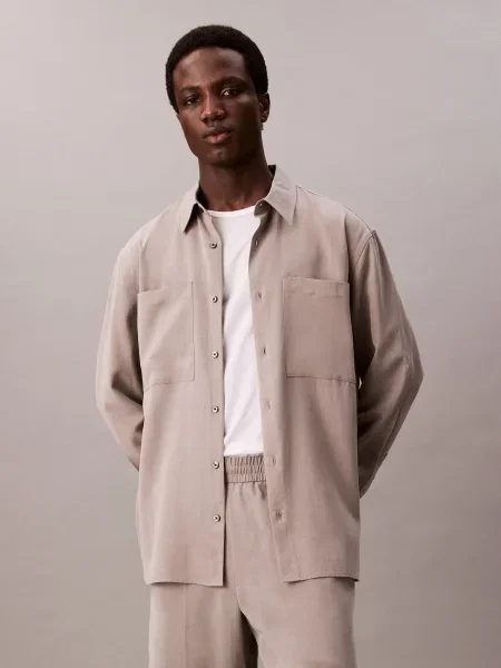 Calvin Klein Marškiniai pilka