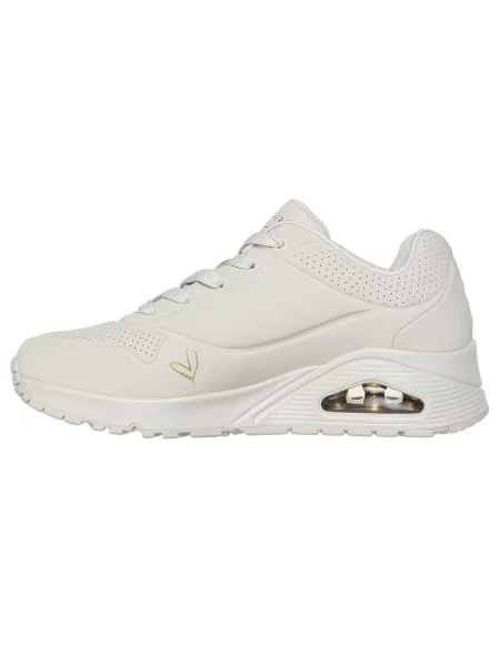 Buty SKECHERS UNO GOLDEN HEART biały