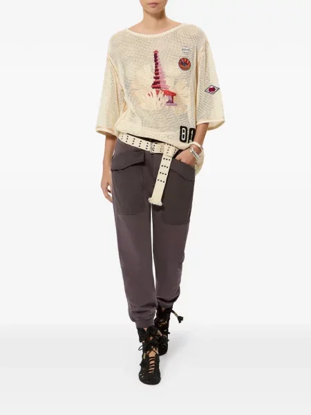 Pantaloni Isabel Marant violet