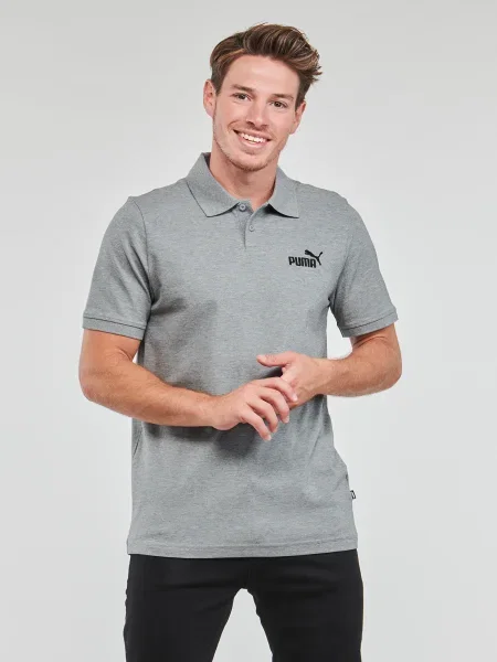 Polo Puma cu autograf gri
