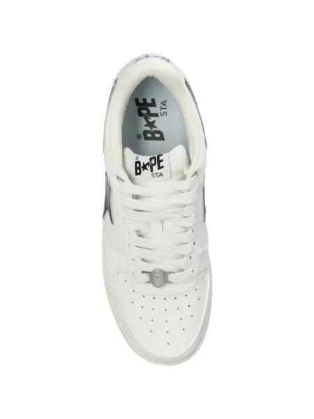 Sneakerși A Bathing Ape® din piele alb