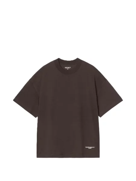 Tricou Carhartt Wip cu imagine maro