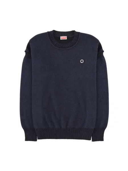 Sweter Kenzo z logo czarny