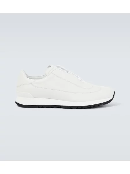 Usnjene superge John Lobb bela