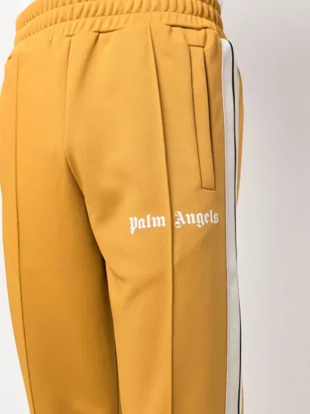 Παντελόνι Palm Angels με σχέδιο κίτρινο