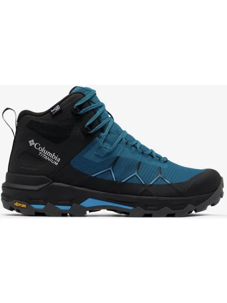 Buty trekkingowe Columbia Peakfreak Titanium OutDry Mid niebieski petrol czarny