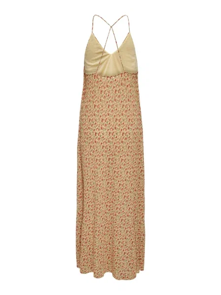 ONLY Rochie Lilja galben muștar / verde roșu