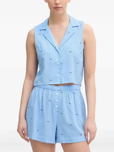 Pijamale Dkny cu imagine albastru