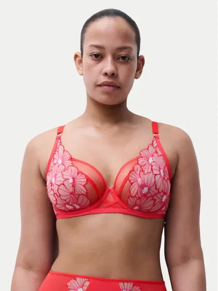 Chantelle Сутиен с банели Lush Коралов