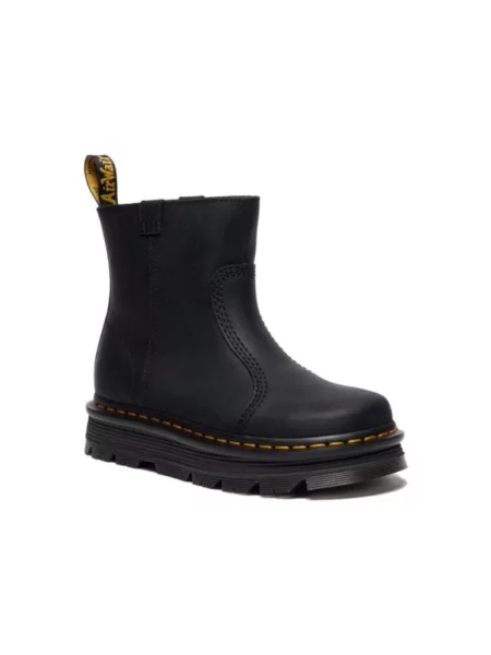 Dr. Martens botine ZebZag Rigger cu plat negru