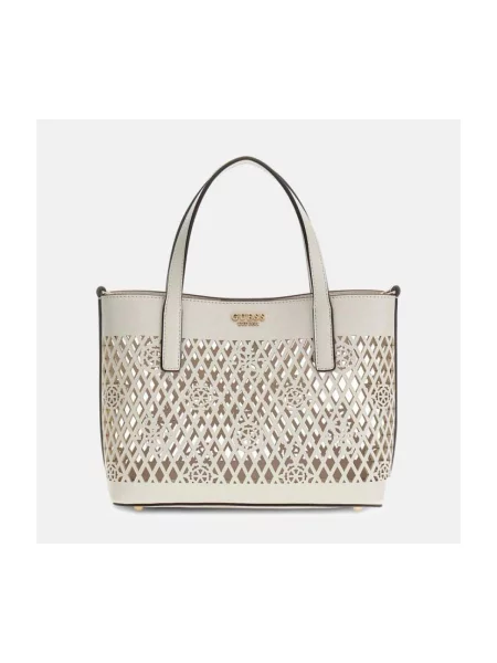 Guess Geantă Letty Mini alb