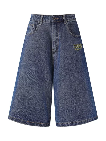 Ed Hardy Džíny džínovina / žlutá / zelená modrá