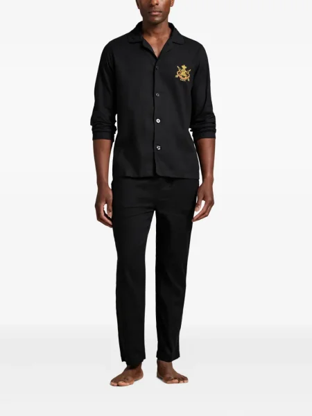 Briaunotas pusiau užtrauktukas zomšinės bokseriai Polo Ralph Lauren balta