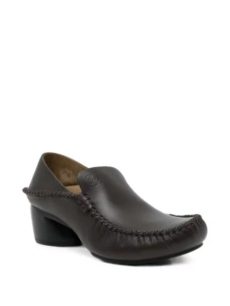 Pantofi loafer Loewe din piele maro