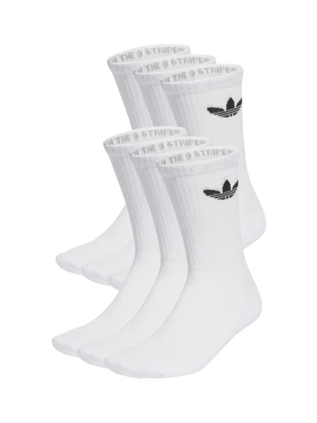 ADIDAS ORIGINALS Ponožky Trefoil čierna biela