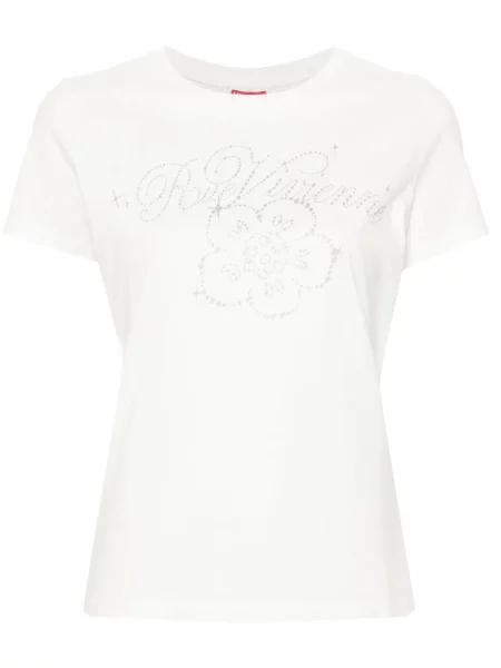 Tricou Kenzo cu model floral alb