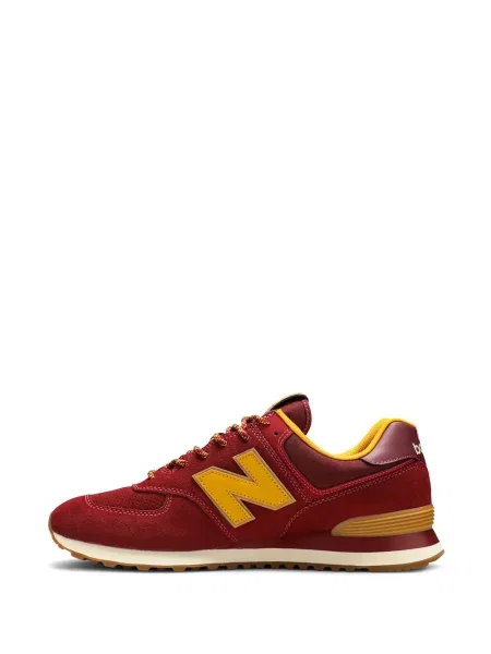 Маратонки New Balance 574 с принт червено