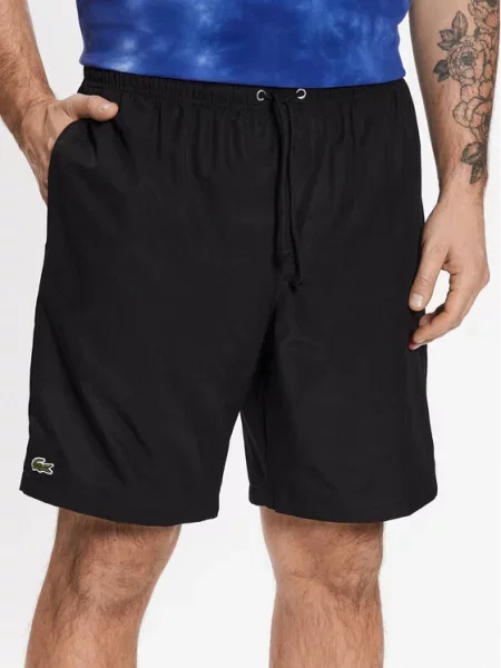 Lacoste Szorty tenisowe czarny