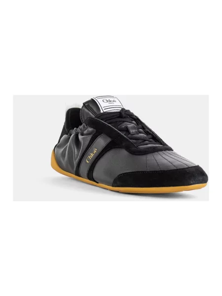 Sneakersy Chloe skórzane czarne