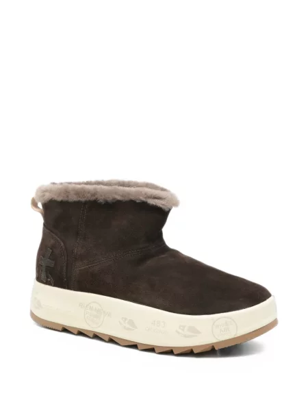 Botine Premiata din piele de oaie maro