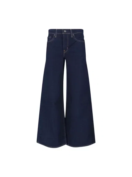 Szerokie jeansy Levi's niebieskie