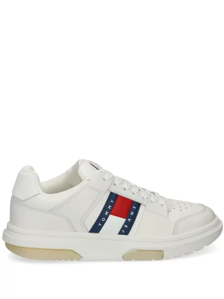 Sneakerși Tommy Jeans alb