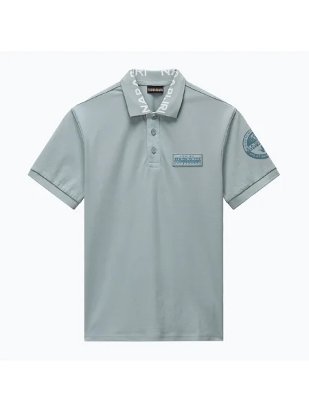 Tricou polo pentru bărbați Napapijri E-Amundsen 1 mil verde