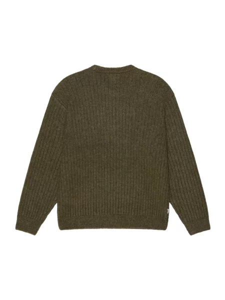 Sweter Obey wełniany zielony