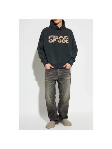 Bluza z kapturem Fear Of God szara