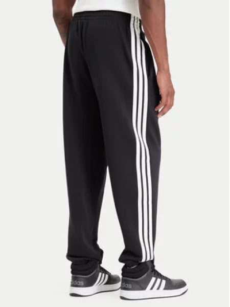 Adidas donji dio trenirke za muškarce od pamuka Essentials crna