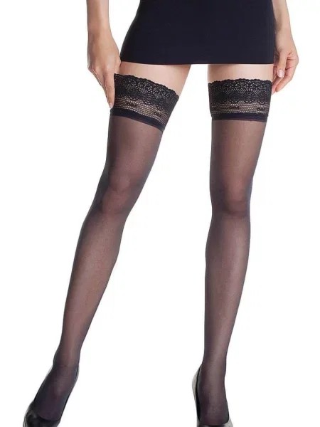Эротические чулки 25 den чорні