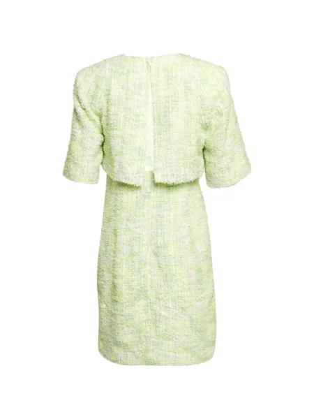 Rochie mini Sandro din tweed verde