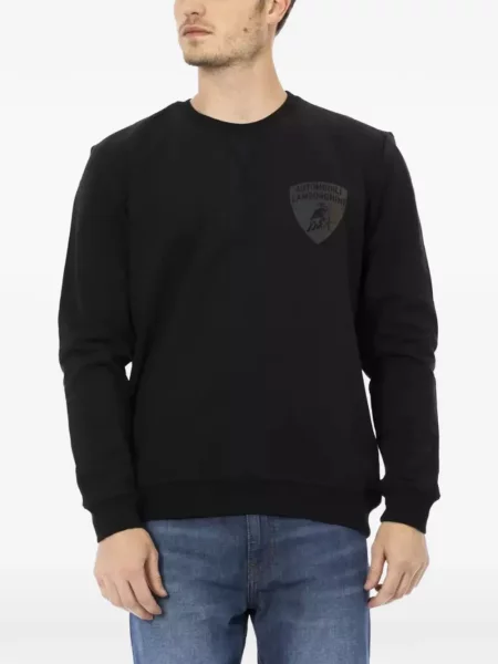Hanorac Automobili Lamborghini cu imagine negru