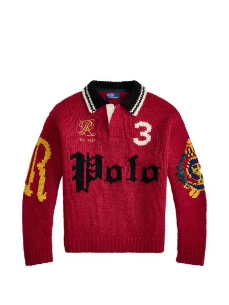 Apykaklė polo marškinėliai Polo Ralph Lauren raudona