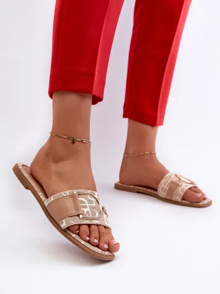 Papuci de casă Kesi bej