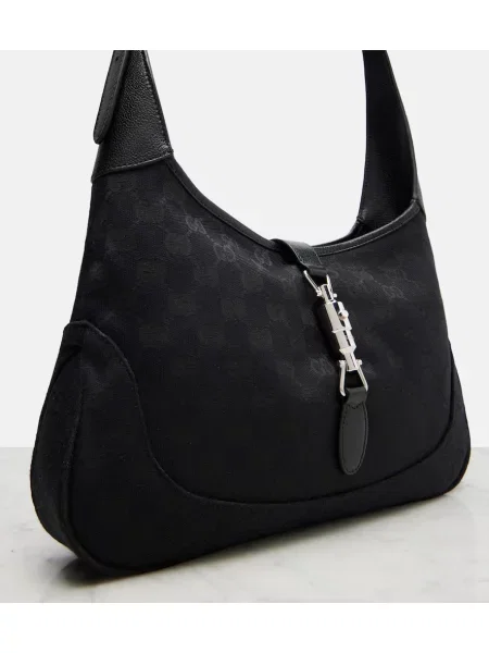 Geantă Gucci Jackie din canvas mini negru