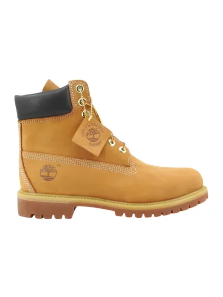 Botki Timberland wodoszczelne skórzane wiązane brązowe