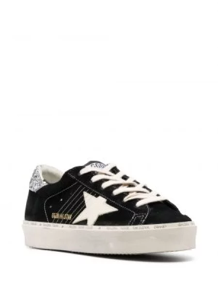 Zomšinės sportbačiai Golden Goose Hi Star juoda