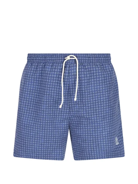 Kąpielówki Brunello Cucinelli niebieskie