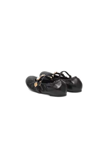 Baleríny Stuart Weitzman Socharming Mary Jane čierna
