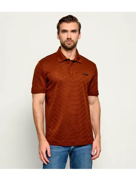 Tricou polo Boss Black negru