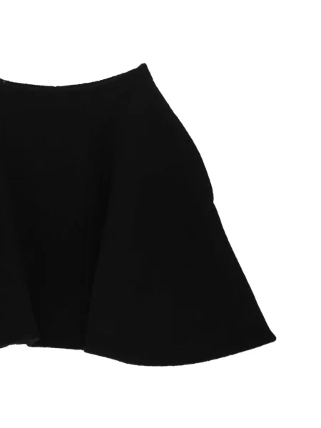 Fusta mini Patou în linie A negru
