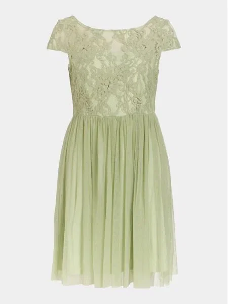 Vila Rochie cocktail Ulricana verde