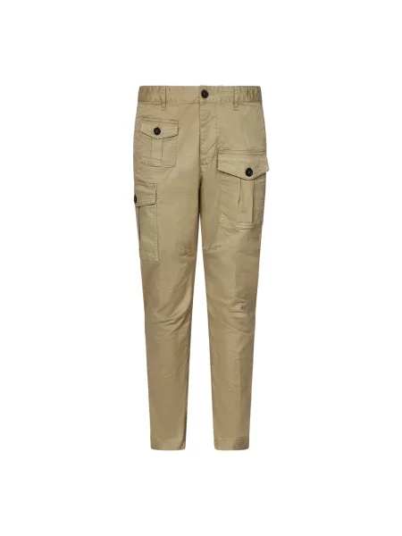 Bojówki Sexy Cargo Fit blau beżowe