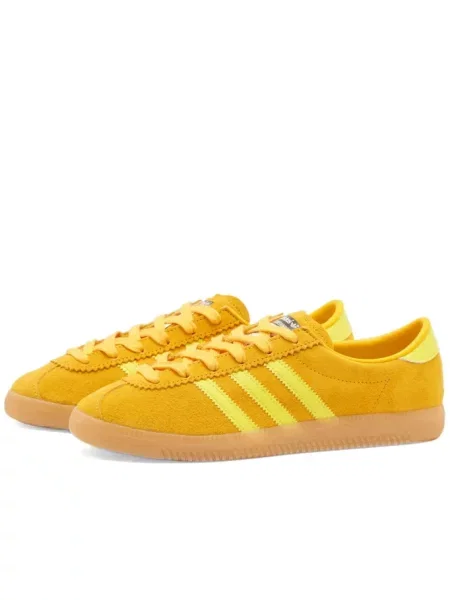 Sneakersy Adidas Originals zamszowe żółte