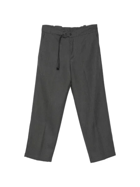 Cu centură pantaloni Costumein gri