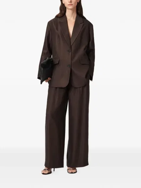 Sacou Allsaints cu rever maro