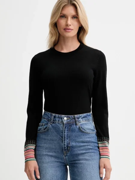 PS Paul Smith pulover de lână negru