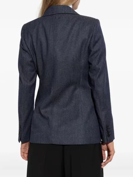 Geacă Max Mara de lână albastru