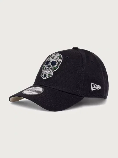 New Era czapka z daszkiem NE SKULL NVY granatowa